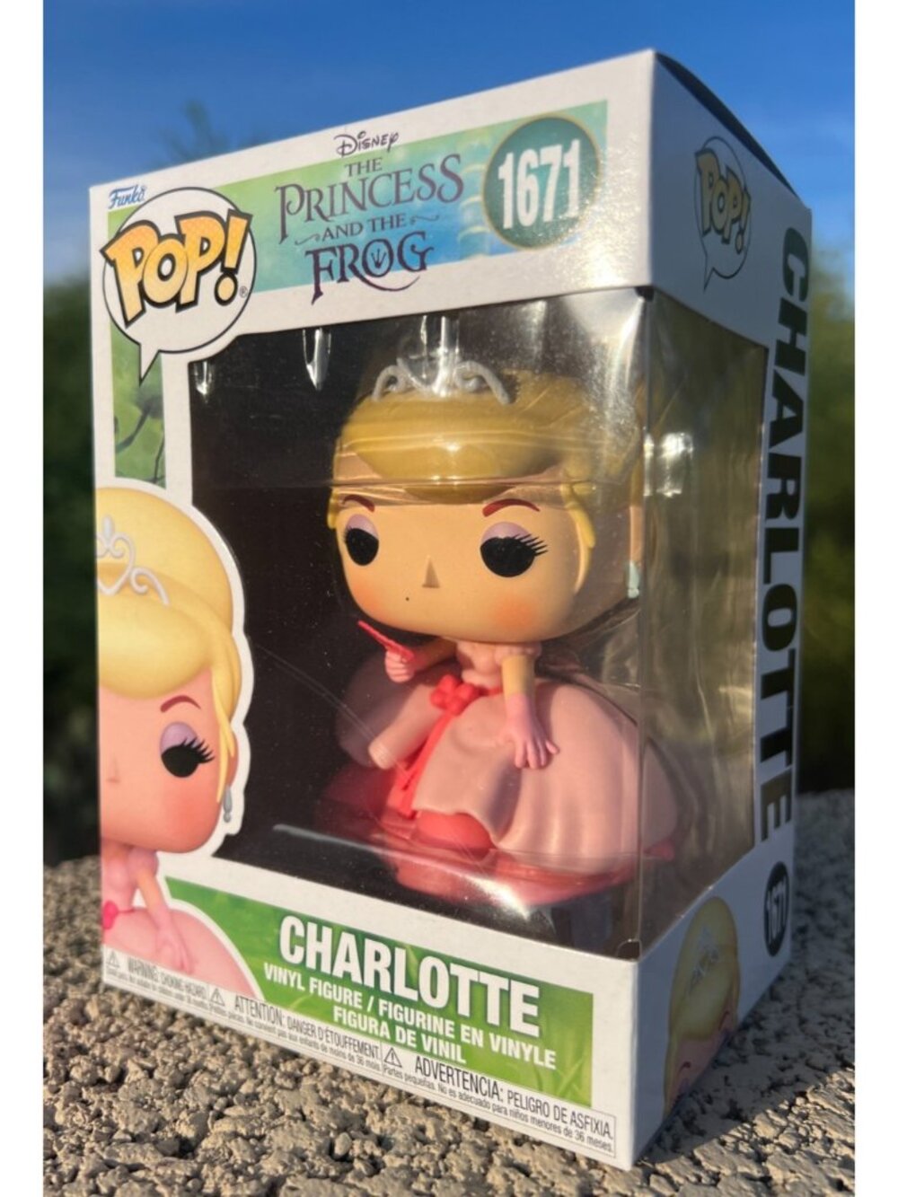 Funko Pop Disney The Princess and the Frog-Charlotte (#1671, NEW)
